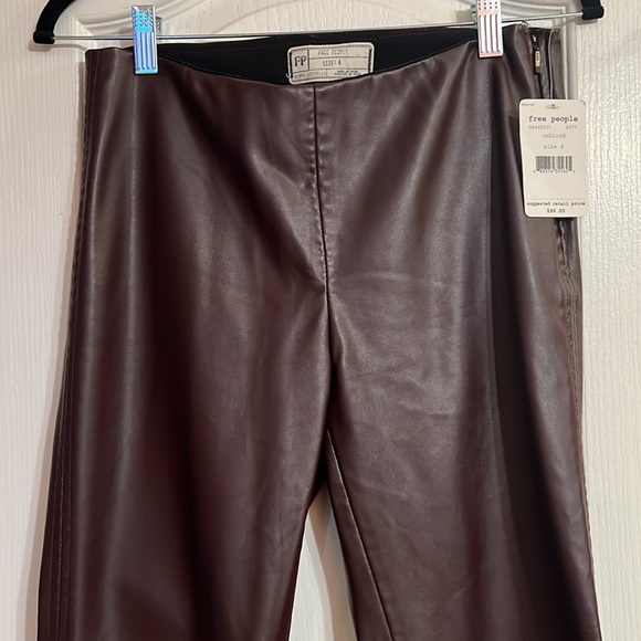 Free people faux leather pant - Picture 7 of 13